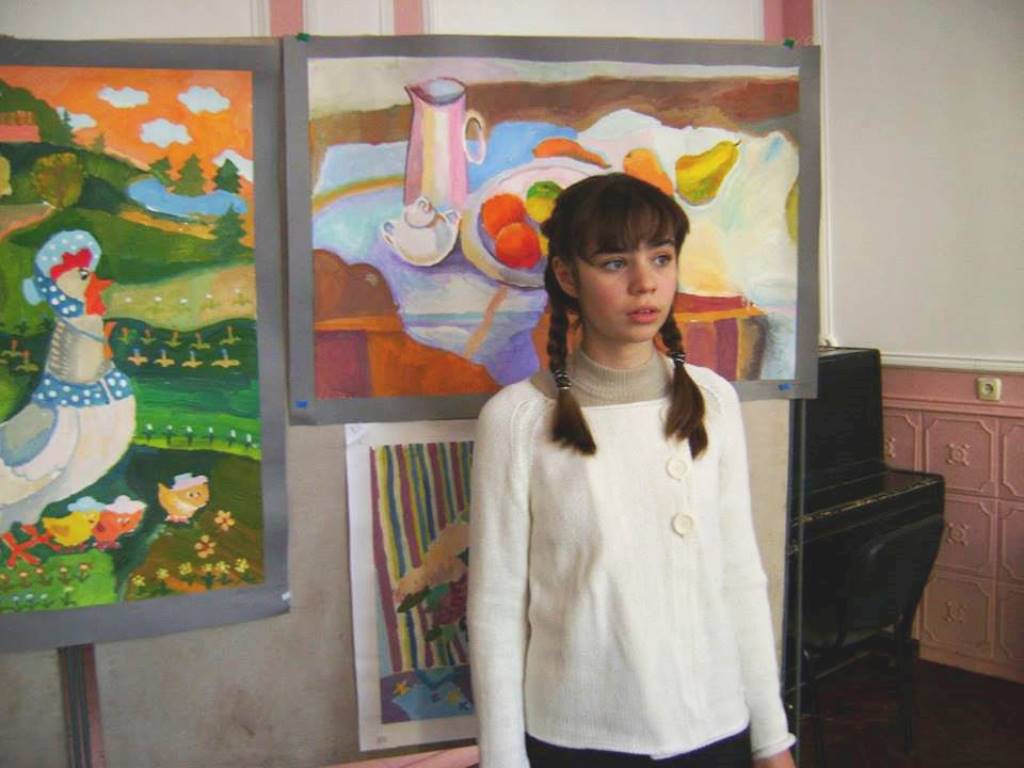 Выставка рисунков Саши Авдеевой поразила не только херсонских сверстников