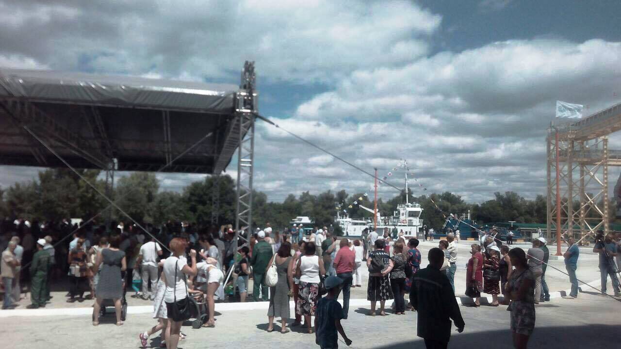 На відкритті нового терміналу 