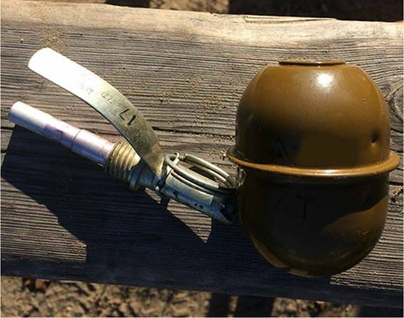 На Херсонщині поліцейські вилучили дві гранати РГД-5 (ФОТО)