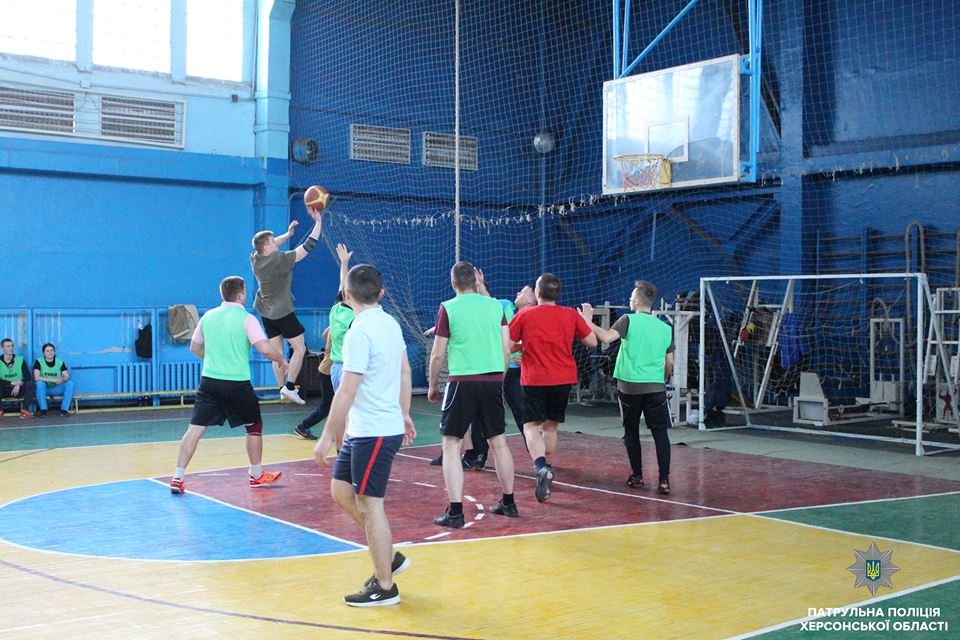 В Управлінні патрульної поліції Херсонської області пройшов Кубок із баскетболу