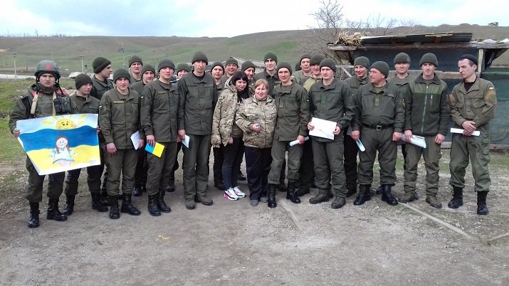 Херсонщина привітала українських військових з Великоднем