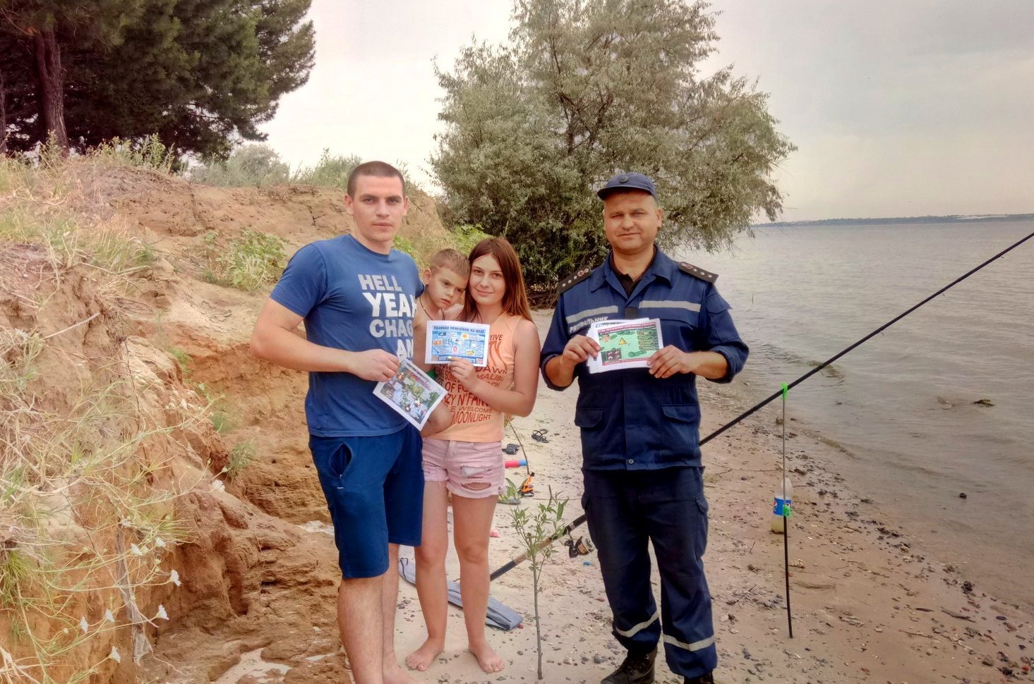 Каховські рятувальники рейдували серед відпочиваючих на водоймах та у лісі
