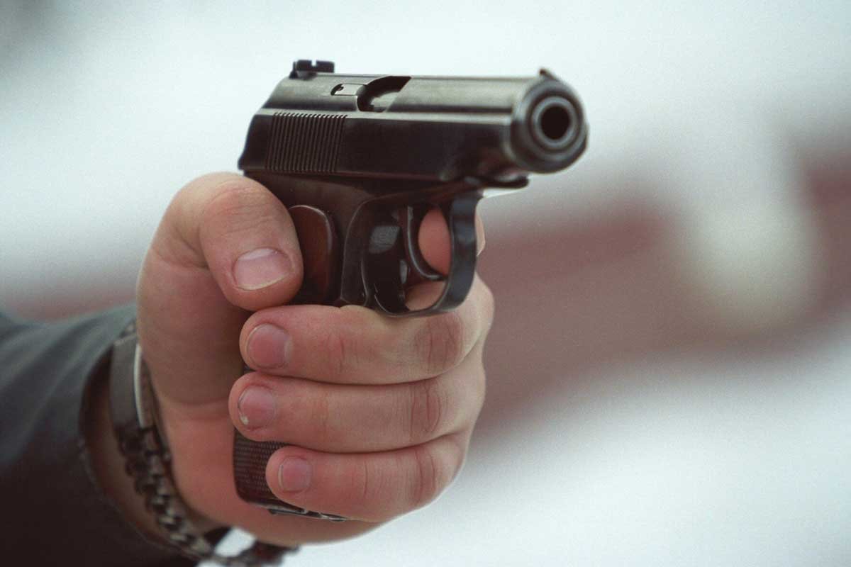 Бериславські оперативники вилучили у далекобійника револьвер