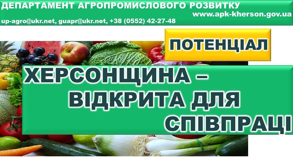 Херсонщина відкрита для співпраці - час реалізувати інвестиційний потенціал області