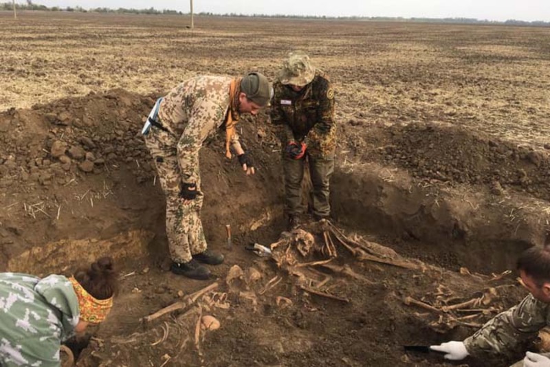 На Херсонщині знайдено братську могилу солдатів, які загинули  в боях за визволення області від нацистів