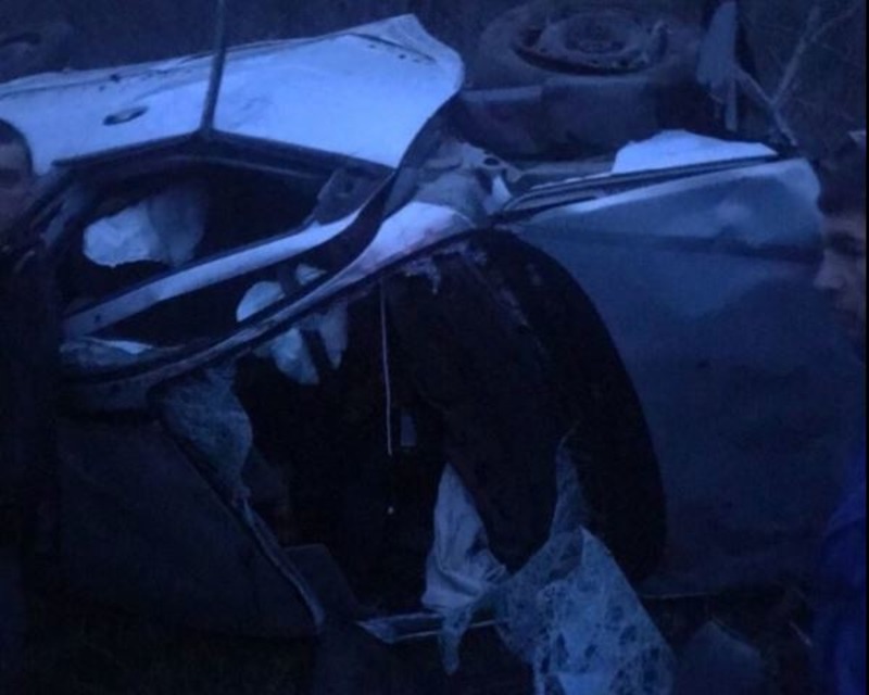 На Херсонщине пьяный водитель слетел с трассы и чудом остался жив