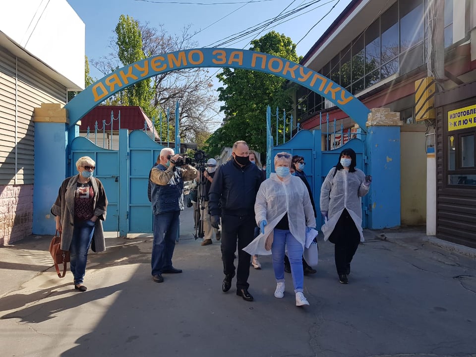 Комісія перевірила готовність Центрального ринку Херсона до роботи в умовах карантину