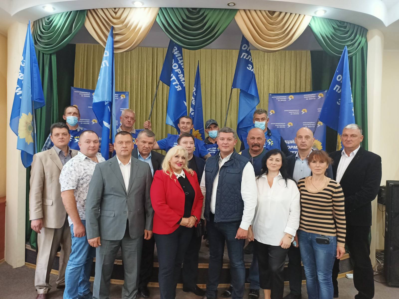 В Олешках представили команду, идущую на выборы в местный городской совет