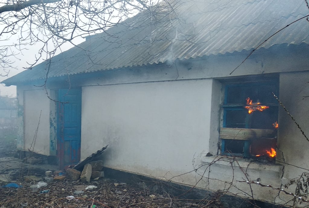 На Херсонщині під час пожежі загинув безхатько