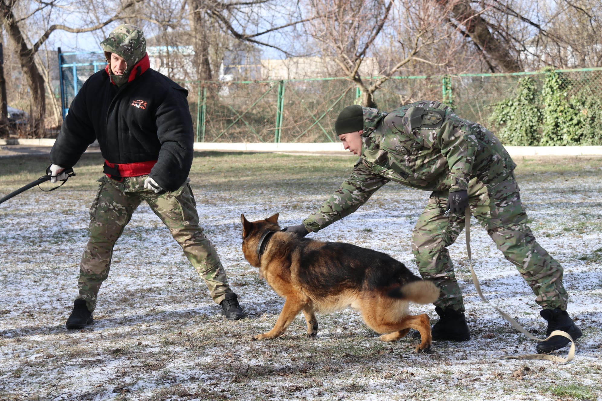Керівництво поліції Херсонщини проінспектувало оновлений кінологічний центр