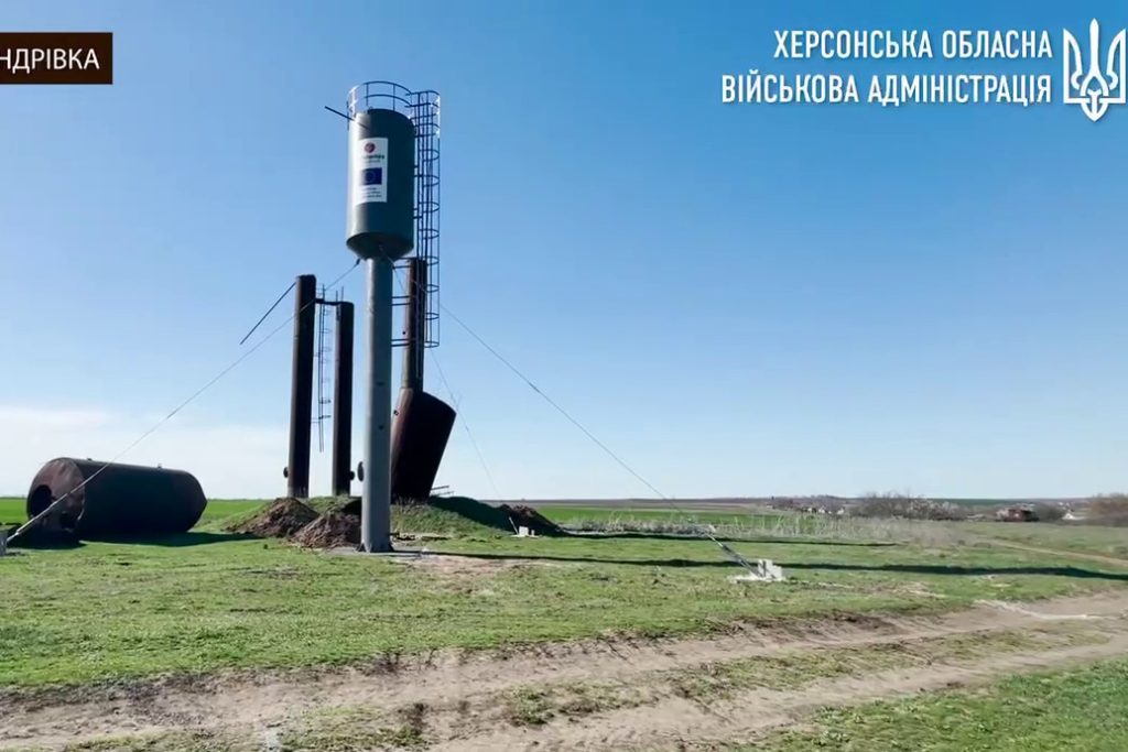 НА Бериславщині налагоджують водопостачання
