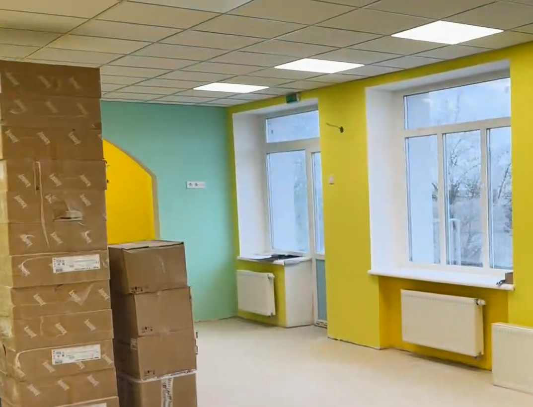 У Великій Олександрівці завершується відновлення дитячого садка