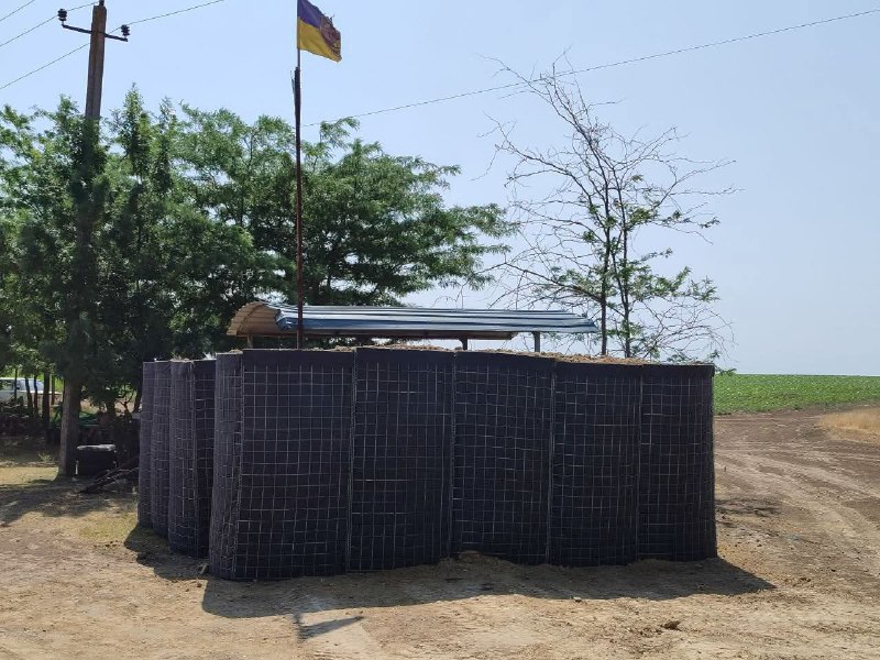 У Білозерській громаді встановили захисні споруди