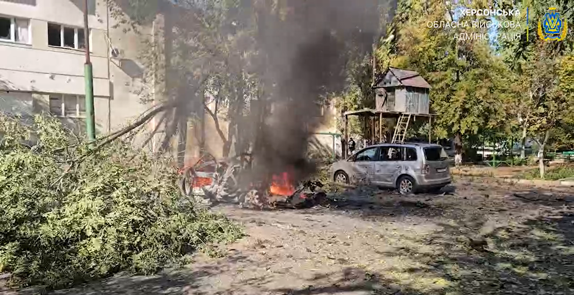 Внаслідок обстрілу Херсона загинула людина
