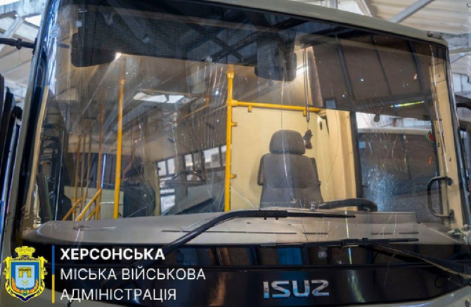 У Херсоні сьогодні працюють два тролейбусні маршрути